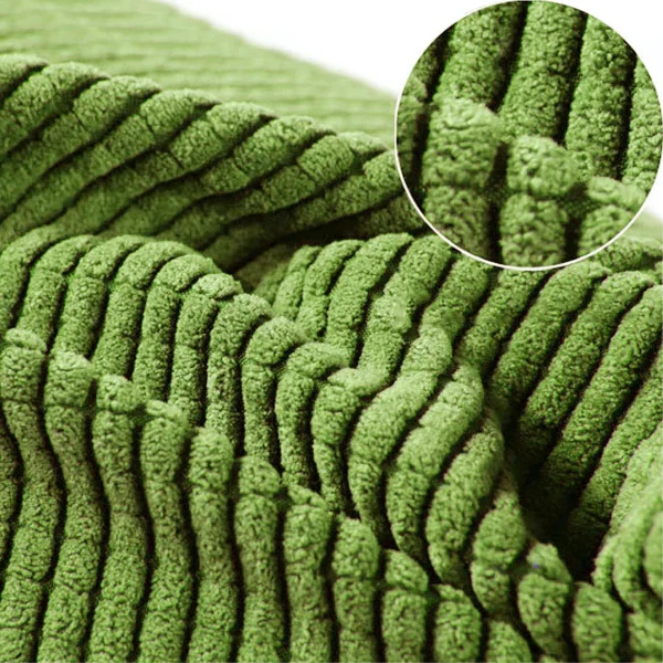 Triangle Backrest Pillow Corduroy Cover