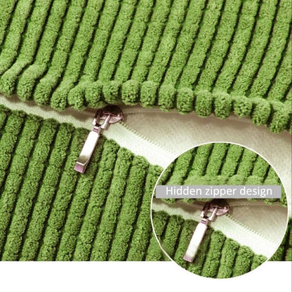 Triangle Backrest Pillow Corduroy Cover