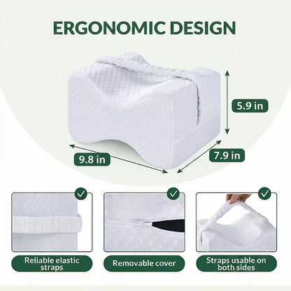 Ergonomic Leg Pillow Memory Foam Support Cushion