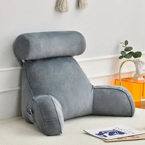 Reading Pillow Ergonomic Support in Soft Cotton