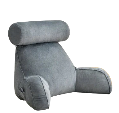 Reading Pillow Ergonomic Support in Soft Cotton