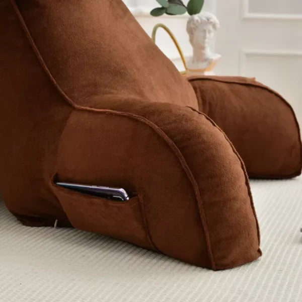 Reading Pillow Ergonomic Support in Soft Cotton