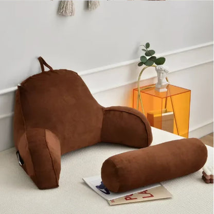 Reading Pillow Ergonomic Support in Soft Cotton
