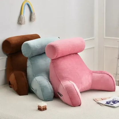 Reading Pillow Ergonomic Support in Soft Cotton