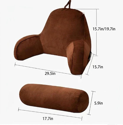 Reading Pillow Ergonomic Support in Soft Cotton