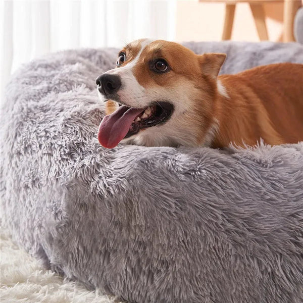 Pet Cushion round soft plush bed