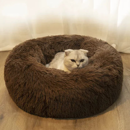 Pet Cushion round soft plush bed