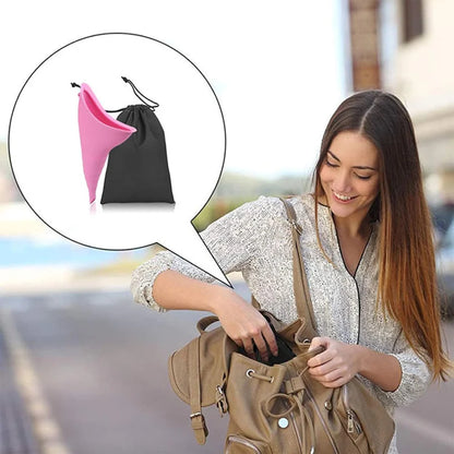 Reusable Urinal Portable Silicone Funnel for Women