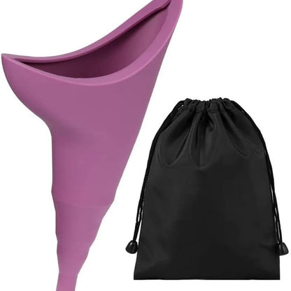 Reusable Urinal Portable Silicone Funnel for Women