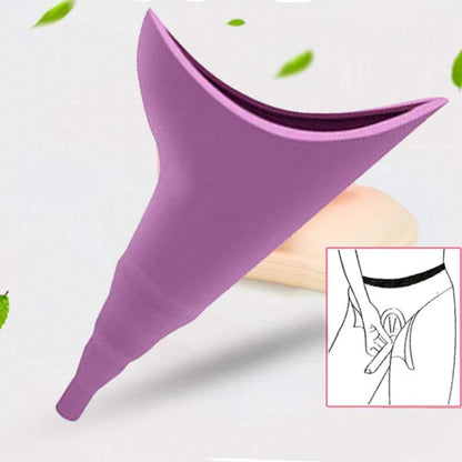 Reusable Urinal Portable Silicone Funnel for Women