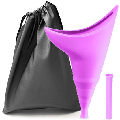 Reusable Urinal Portable Silicone Funnel for Women