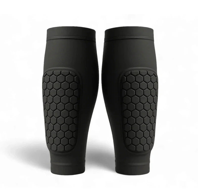 Shin Guard Sleeves with Shock-Absorbing Panel
