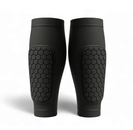 Shin Guard Sleeves with Shock-Absorbing Panel