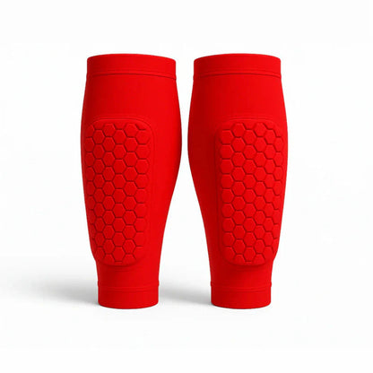 Shin Guard Sleeves with Shock-Absorbing Panel