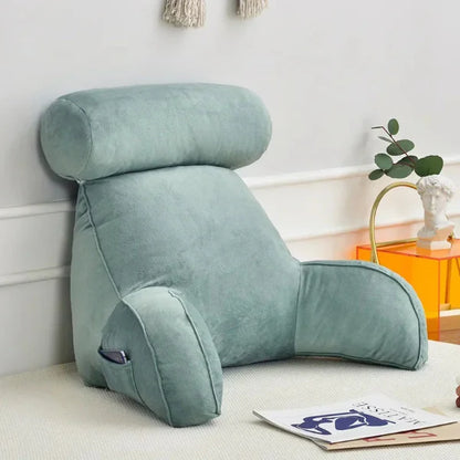 Reading Pillow Ergonomic Support in Soft Cotton