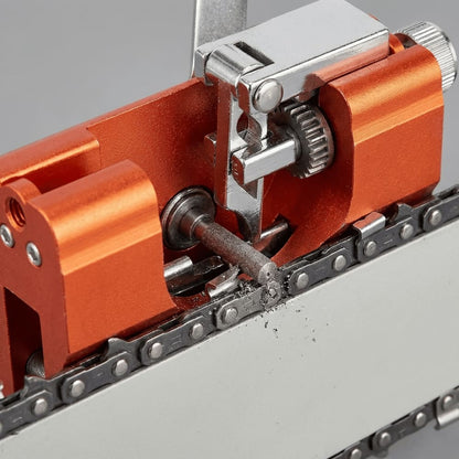 Obsetic Portable Chainsaw Sharpener, Stainless Steel and Aluminum Design