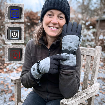 Obsetic Heated Winter Gloves with 3-Stage Temperature Control