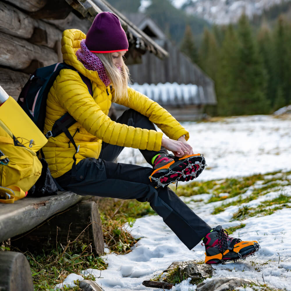 Obsetic Universal Shoe Spikes Pro, Safe Walking on Snow and Ice