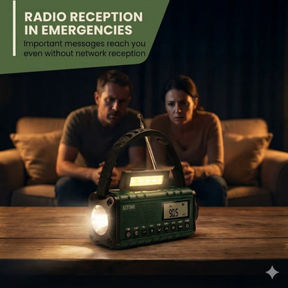Obsetic Pro Emergency Solar and Hand Crank Radio