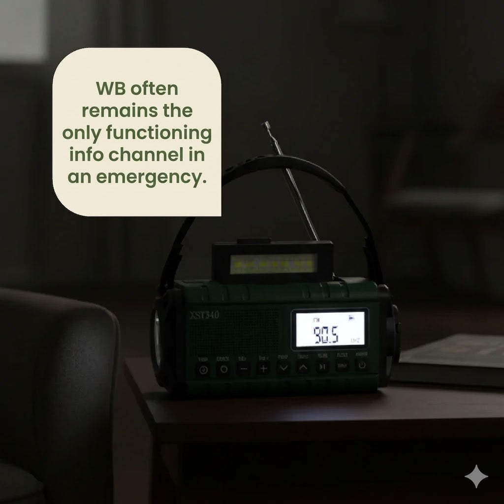 Obsetic Pro Emergency Solar and Hand Crank Radio