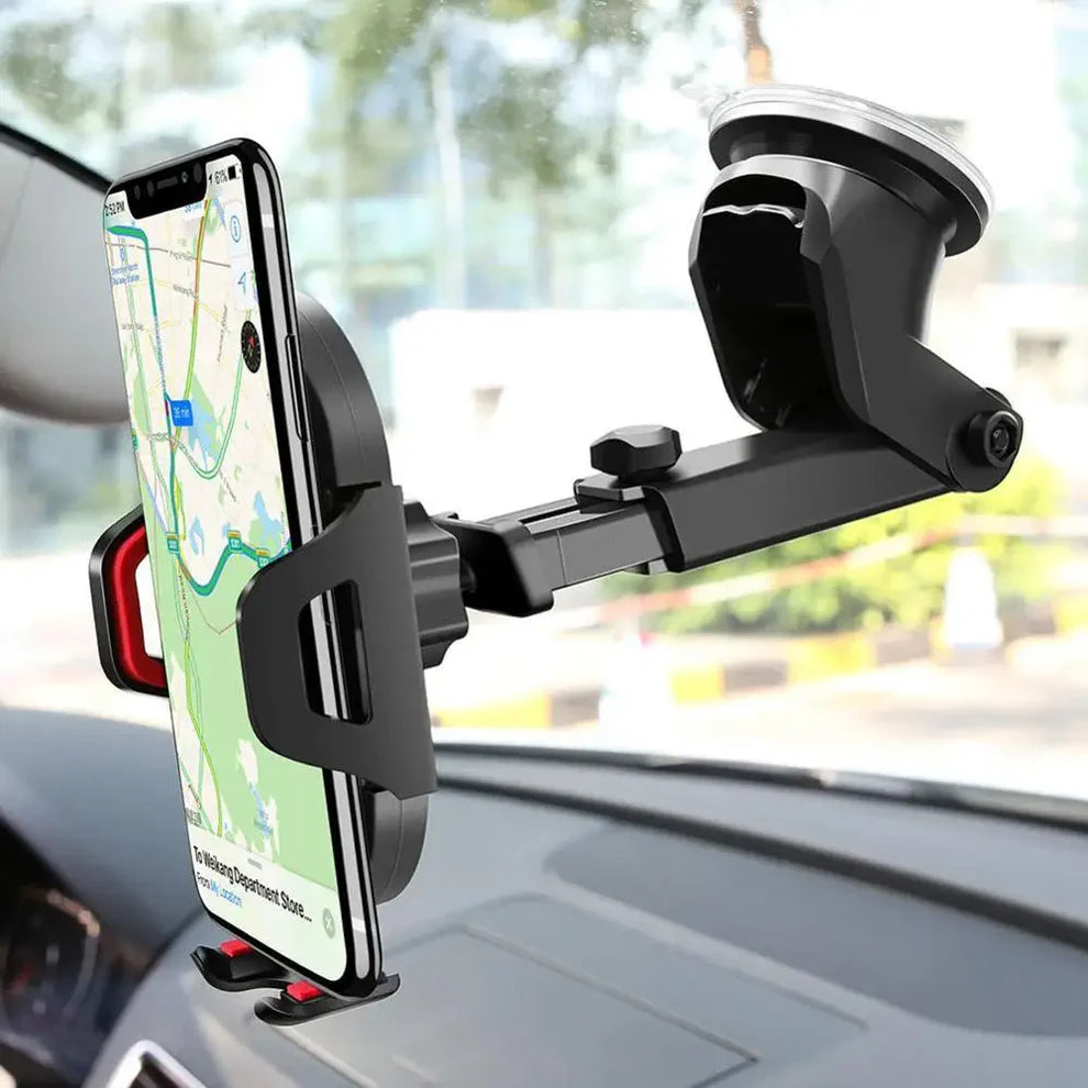 Universal Car Phone Holder with Powerful Suction Cup