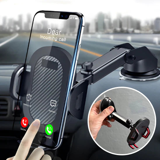 Universal Car Phone Holder with Powerful Suction Cup