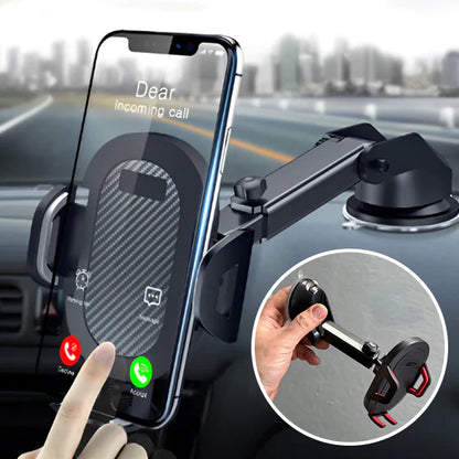 Universal Car Phone Holder with Powerful Suction Cup