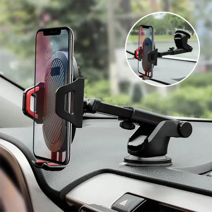 Universal Car Phone Holder with Powerful Suction Cup
