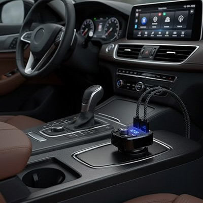 Bluetooth FM Transmitter Car Adapter