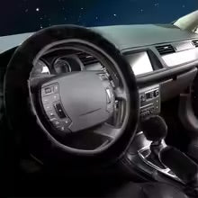 Premium Leather Steering Wheel Cover