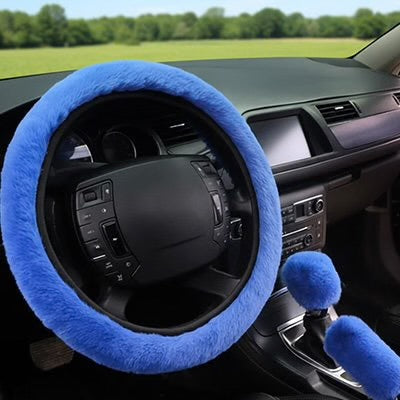 Premium Leather Steering Wheel Cover