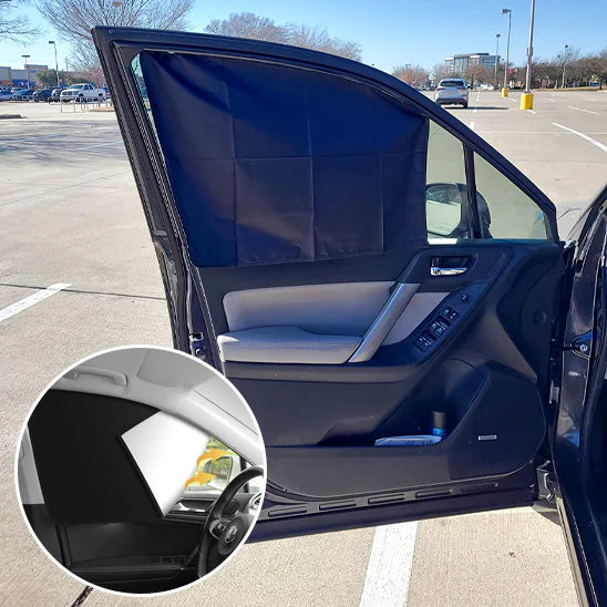Magnetic Car Side Window Sun Shade, UV Protection Privacy Curtain