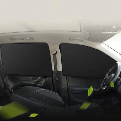 Magnetic Car Side Window Sun Shade, UV Protection Privacy Curtain