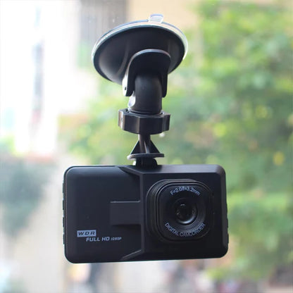 Compact HD Car Dash Camera with Night Vision and Continuous Recording