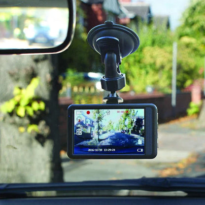 Compact HD Car Dash Camera with Night Vision and Continuous Recording