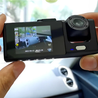 Dashcam Dual Camera for Car with Front and Interior Recording