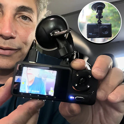 Dashcam Dual Camera for Car with Front and Interior Recording