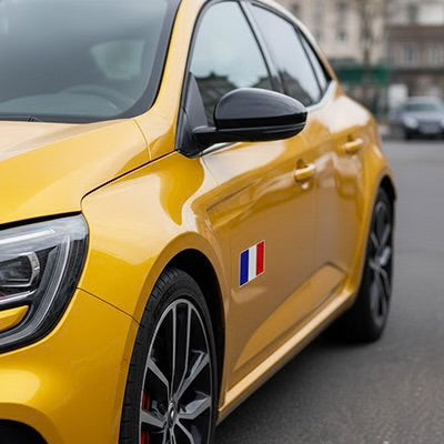 Car Sticker Tricolor Flag Durable Vinyl