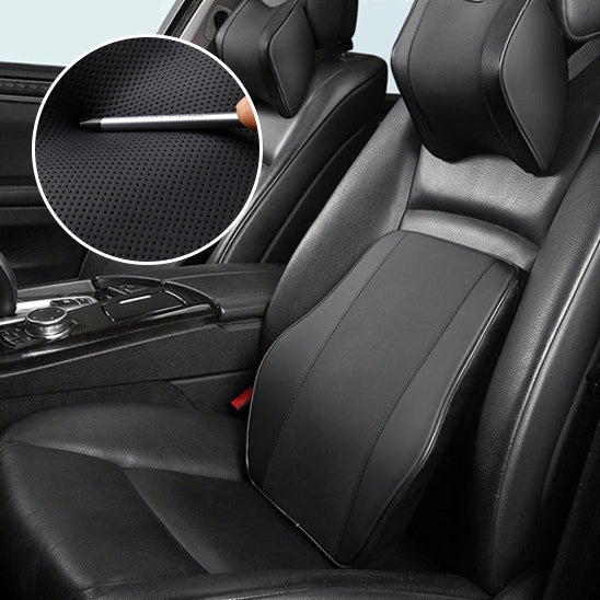 Car Lumbar Cushion and Pillow, Memory Foam Support