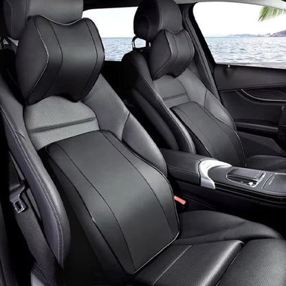 Car Lumbar Cushion and Pillow, Memory Foam Support