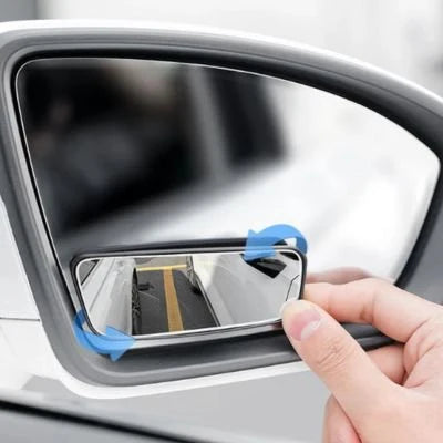 Rearview Mirror, Wide Angle for Blind Spot Elimination