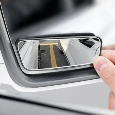 Rearview Mirror, Wide Angle for Blind Spot Elimination
