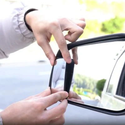 Rearview Mirror, Wide Angle for Blind Spot Elimination