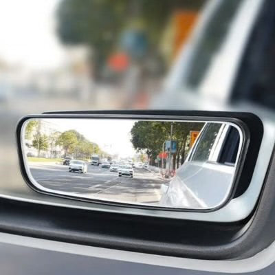 Rearview Mirror, Wide Angle for Blind Spot Elimination