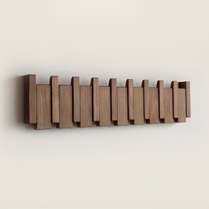 Foldable Wall Hook Rack with Magnetic Design