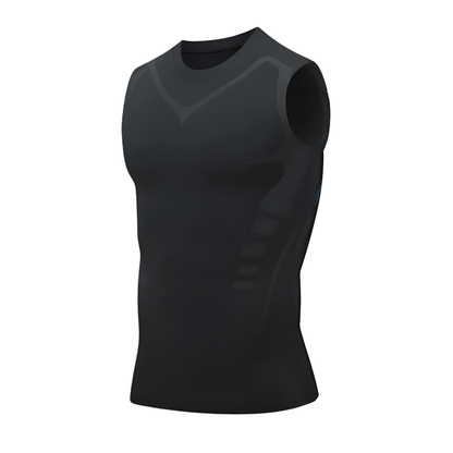 Breathable Shaping Vest with Flexible Compression Design for Men