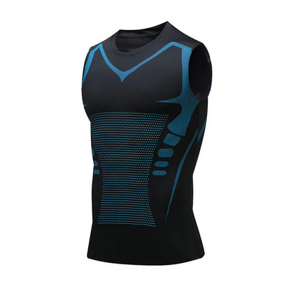Breathable Shaping Vest with Flexible Compression Design for Men
