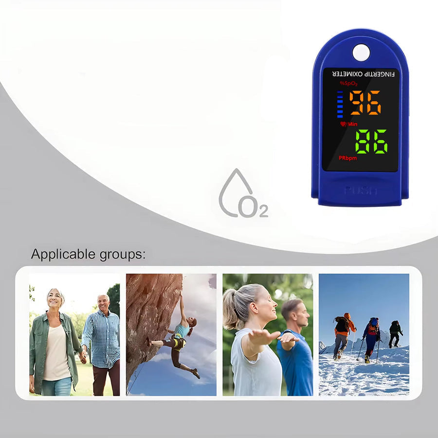 Digital Fingertip Pulse Reader with LED Display