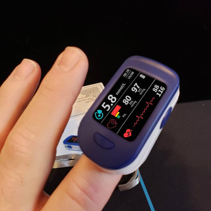 Digital Fingertip Pulse Reader with LED Display