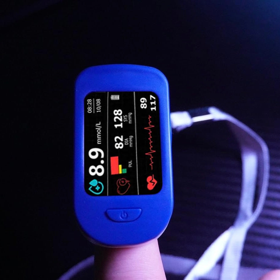 Digital Fingertip Pulse Reader with LED Display